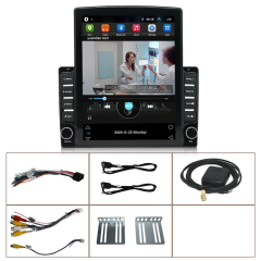 9.7'' Tesla Style Screen 2 Din Android Car Radio Vertical IPS Touch Screen GPS Navigation MP5 Car DVD Player Car Multimedia Carplay