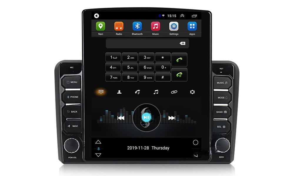 Tesla Android IPS 2.5D DSP Car Stereo Gps Navigation for Audi A3 20062012 2+32GB carplay+auto Car Stereo Android