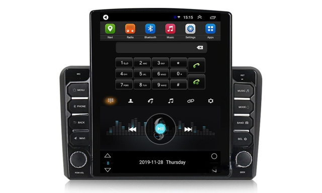 Tesla Android IPS 2.5D DSP Car Stereo Gps Navigation for Audi A3 20062012 2+32GB carplay+auto Car Stereo Android