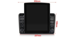 Tesla Android IPS 2.5D DSP Car Stereo Gps Navigation for Audi A3 20062012 2+32GB carplay+auto Car Stereo Android