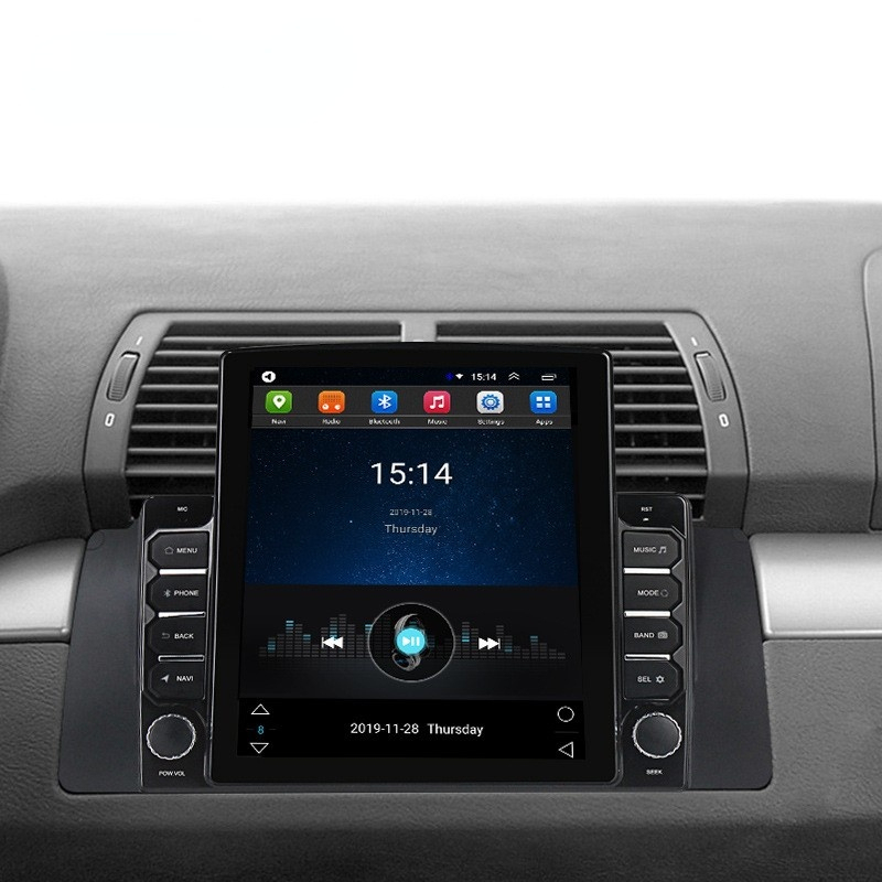 9.7 Inch Dvd Car Radio Stereo Android Touch Screen Multimedia Player Carplay for BMW Series 5 E39 1997-2005 X5 E53 1999-2006