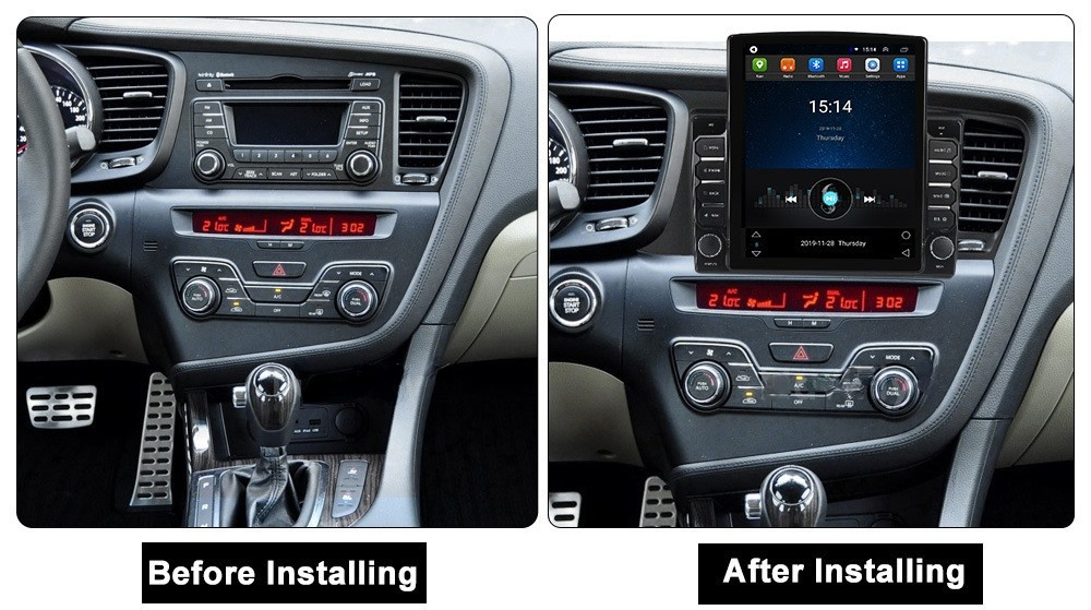 Wholesale Price 9.7 inch Tesla Style Screen Android Car DVD Gps Navigation Stereo Car Radio Player for Kia Optima 2011-2014