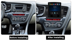Wholesale Price 9.7 inch Tesla Style Screen Android Car DVD Gps Navigation Stereo Car Radio Player for Kia Optima 2011-2014