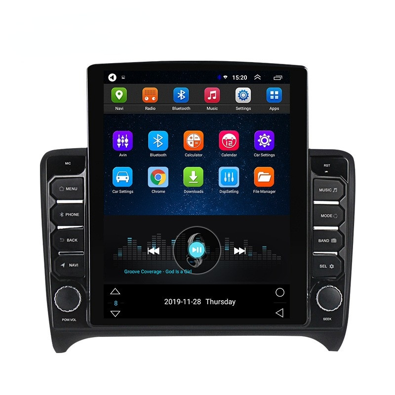 Factory Price 9.7 Inch Android 13 Car Auto Radio Carplay Screen Multimedia for Audi TT 2006-2012 With Touch Gps Navigation