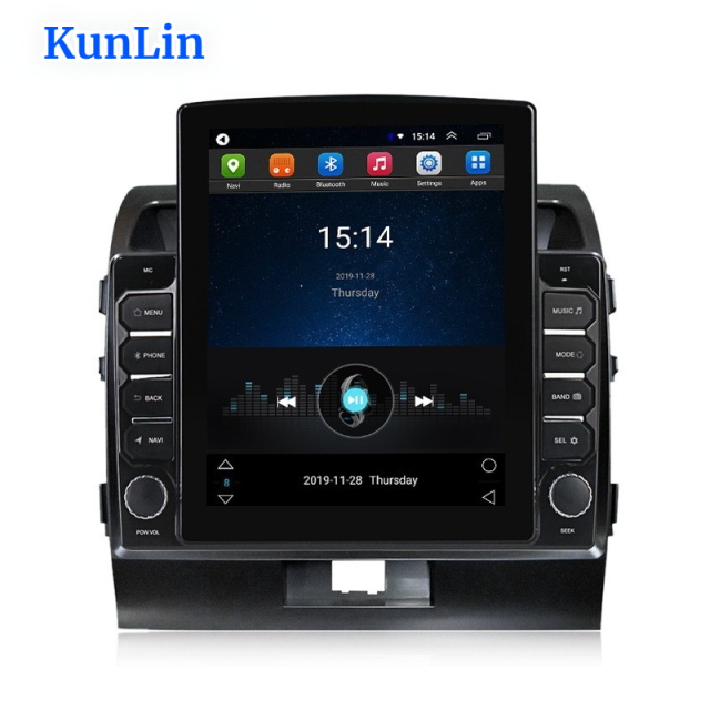 9.7inch Vertical Screen Car Music Stereo for Toyota Land Cruiser 200 2007-2015 Android Radio Gps Navigation Multimedia Video Player
