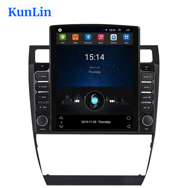 Auto Wireless CarPaly 4G Navigation Video Player for AUDI A6 1997-2004 Android Car Radio