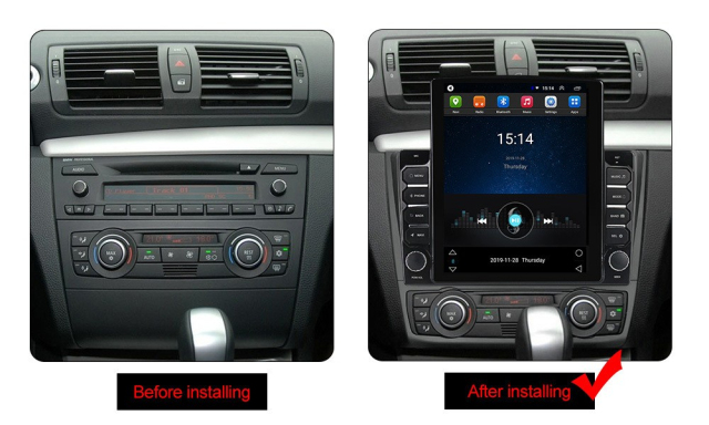 9.7 Inches Screen Android 13.0 Car Radio Head Unit for BMW 1 Series E87 2008-2012 Car Audio Stereo with 4 Core 4g+64gb