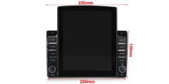 9.7Inch 4core Android 13 Car DVD Player Radio Carplay Navigation GPS for Audi A4 2002-2008