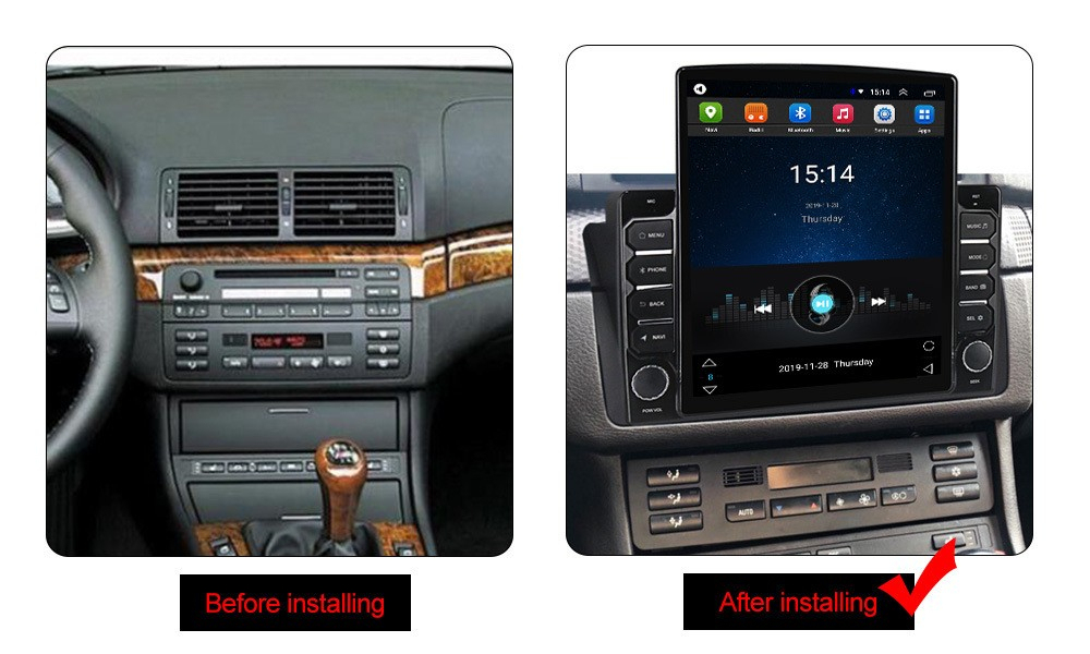 In Stock Auto Car DVD Player for BMW E46 Android Car Radio for BMW E46 M3 318/320/325/330/335 1998-2006 Multimedia Carplay
