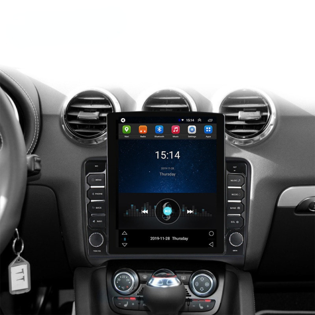 Factory Price 9.7 Inch Android 13 Car Auto Radio Carplay Screen Multimedia for Audi TT 2006-2012 With Touch Gps Navigation