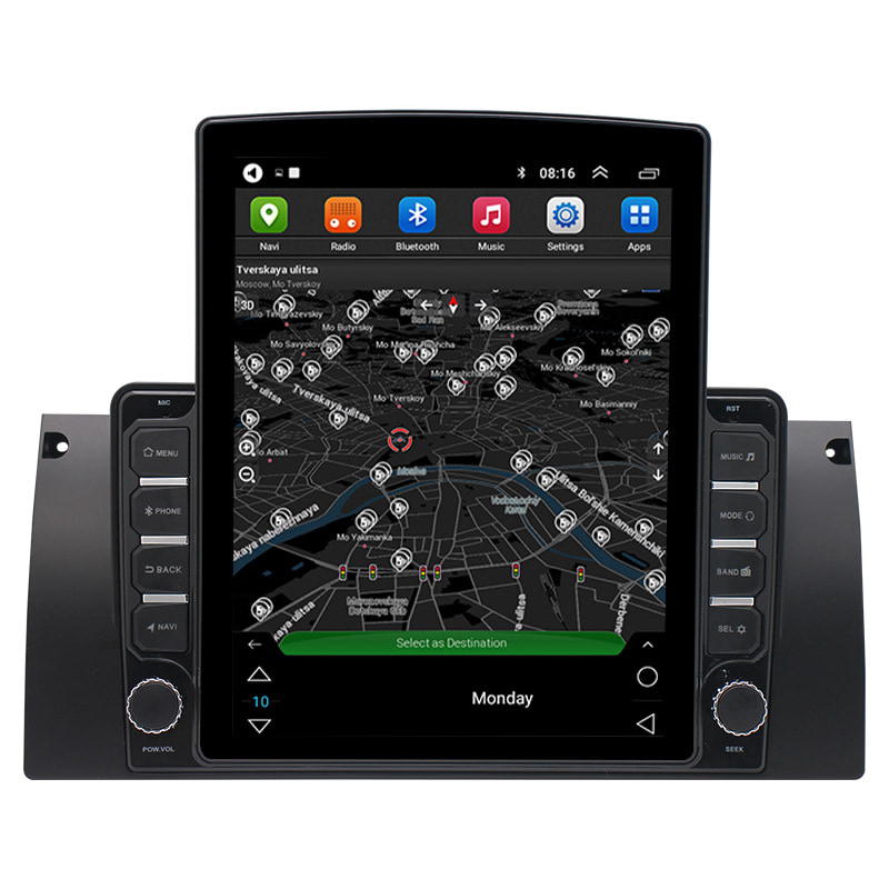 9.7 Inch Dvd Car Radio Stereo Android Touch Screen Multimedia Player Carplay for BMW Series 5 E39 1997-2005 X5 E53 1999-2006