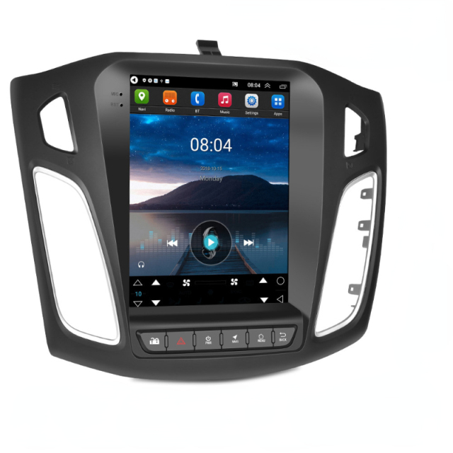 9.7'' Touch Screen Android Car Radio Tesla Style 4G Carplay DSP RDS Amplifier for Ford Focus 2012-2018