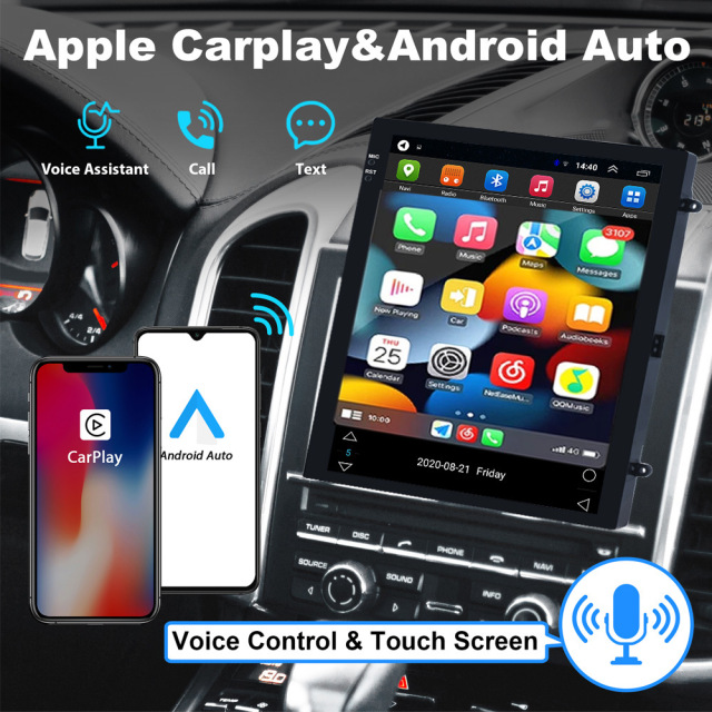 9.7 Inch Universal Vertical Touch Screen Tesla Style 2Din Android Car Radio GPS Navigation Car DVD Player Carplay Android Auto