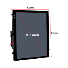 9.7 Inch Universal Vertical Touch Screen Tesla Style 2Din Android Car Radio GPS Navigation Car DVD Player Carplay Android Auto