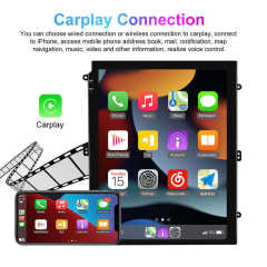 9.7 Inch Universal 2 DIN Tesla Style Android 13 Autoradio Carplay Car Radio 2+32GB Auto Stereo Video Player GPS Navigation