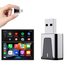 Hot Selling Mini Small 2 in 1 Wired to Wireless Carplay Auto Ai Box Adapter Plug and Play Car USB Dongle With Usb for Android & Apple Carplay