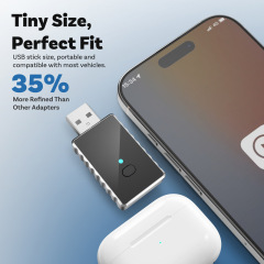 Hot 2025 Wireless Mini Smart Adapter Carplay Wireless Android Auto Wired Carplay to Wireless Fast Connect USB Plug and Play Dongle to Wireless