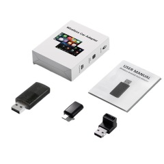 2025 Factory Hot Wireless Carplay Android Auto 2 in 1 Mini Smart Adapter Wired to Wireless Android Carplay Convertor for Car Radio Player