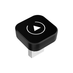 2025 Wholesale Car Android Auto Box Mini Carplay USB 2 in 1 Wireless CarPlay & Android Auto Adapter
