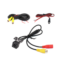 Car Rearview Camera Back 4/8/12 LED Round Backup Camara De Reversa AHD Revers Rear View Camera Car Fisheye Len Car Camera High-Definition Night Vision