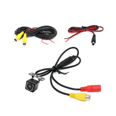 Car Rearview Camera Back 4/8/12 LED Round Backup Camara De Reversa AHD Revers Rear View Camera Car Fisheye Len Car Camera High-Definition Night Vision