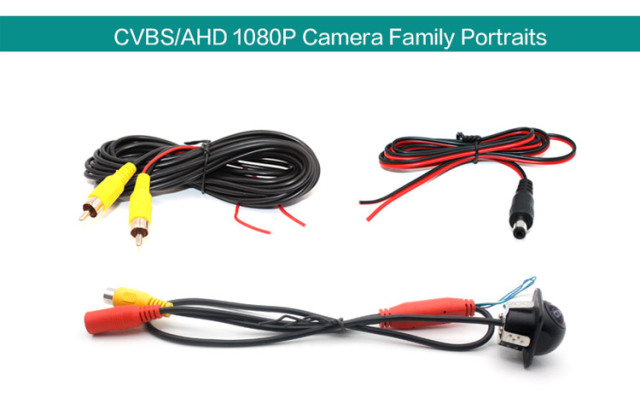 Hot Selling AHD 4K 1080P Fish Eye Car Reverse Camera Rear View Reversing Camera Front View Night Vision Parking Backup Camera