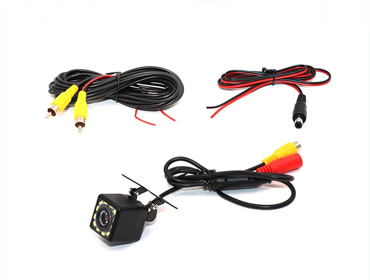 4 LED 8LED 12LED Car Universal Rear View Camera Waterproof Night Vision 170 Wide Angle Reverse Parking Car Reverse Aid