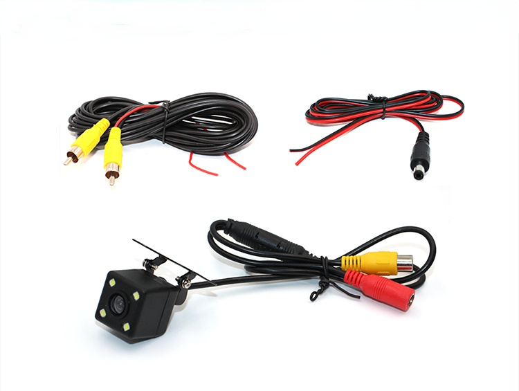 4 LED 8LED 12LED Car Universal Rear View Camera Waterproof Night Vision 170 Wide Angle Reverse Parking Car Reverse Aid