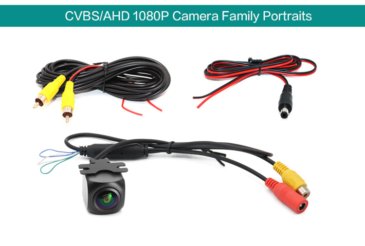 Hot Selling AHD 4K 1080P Fish Eye Car Reverse Camera Rear View Reversing Camera Front View Night Vision Parking Backup Camera