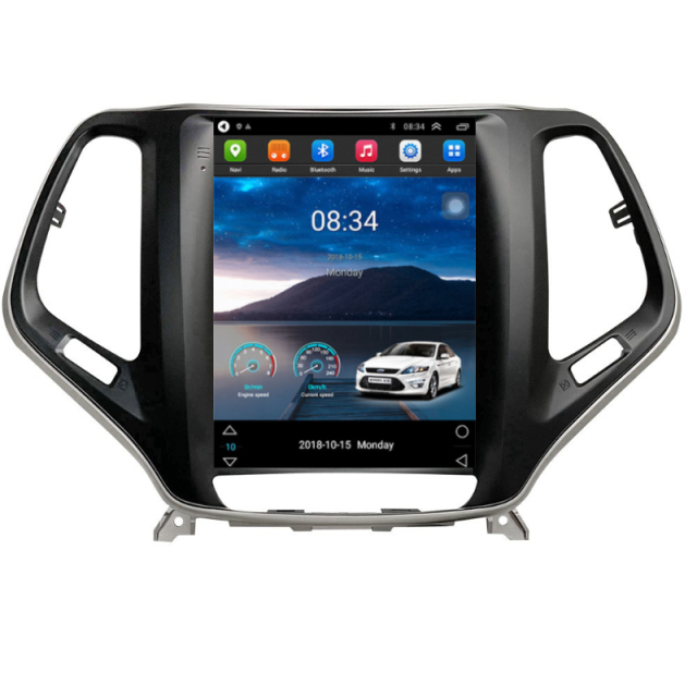 9.7" Android Car Radio Stereo Auto GPS Navigation Car Video Car DVD Player for Jeep Grand Cherokee 2013-2018 Carplay Tesla Style
