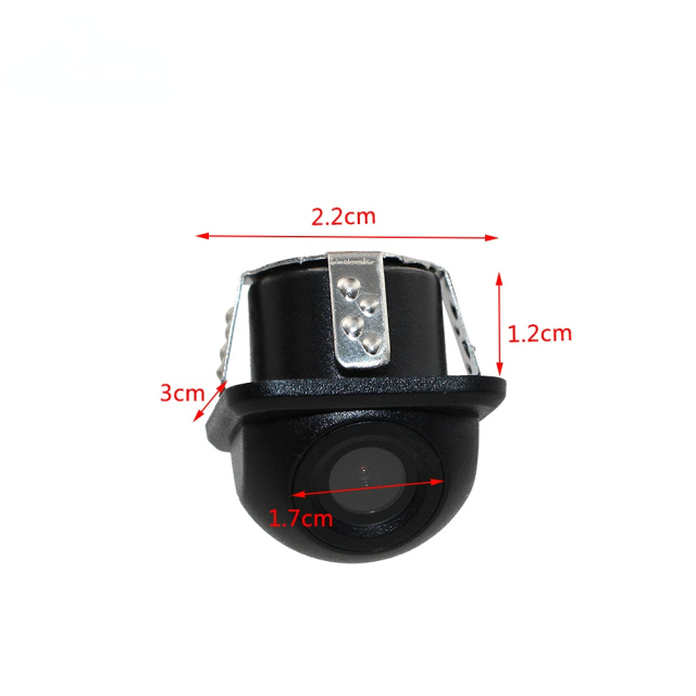 Small Straw Hat Camera CCD Reversing Car Camera Vehicle Backup Only Universal Night Vision Rear View Security Reverse Aid Accessories