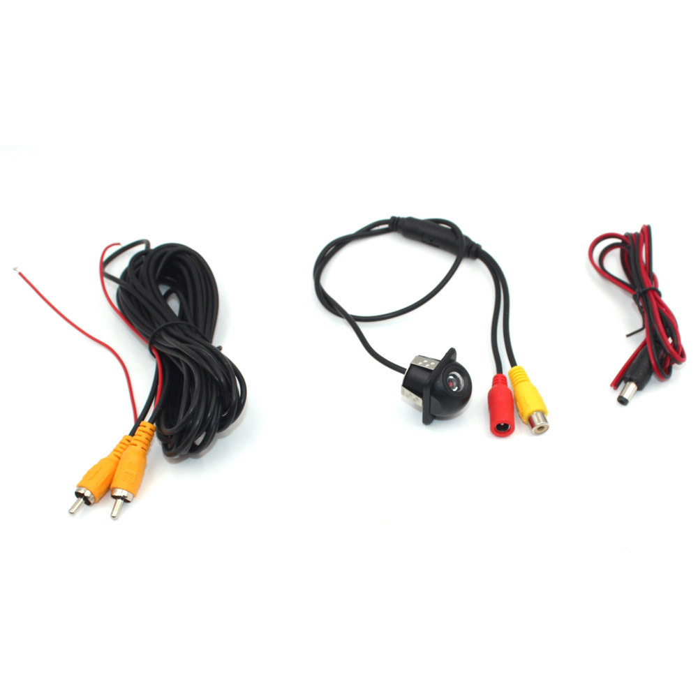 Small Straw Hat Camera CCD Reversing Car Camera Vehicle Backup Only Universal Night Vision Rear View Security Reverse Aid Accessories
