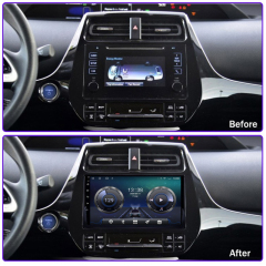 Hot Wholesale 9 Inch Car Radio Stereo Player 2 Din Car Video Dvd Android Multimedia Player for Toyota Prius XW50 2016-2020