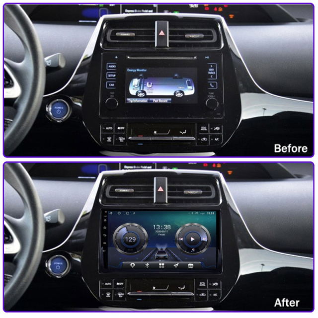 Hot Wholesale 9 Inch Car Radio Stereo Player 2 Din Car Video Dvd Android Multimedia Player for Toyota Prius XW50 2016-2020