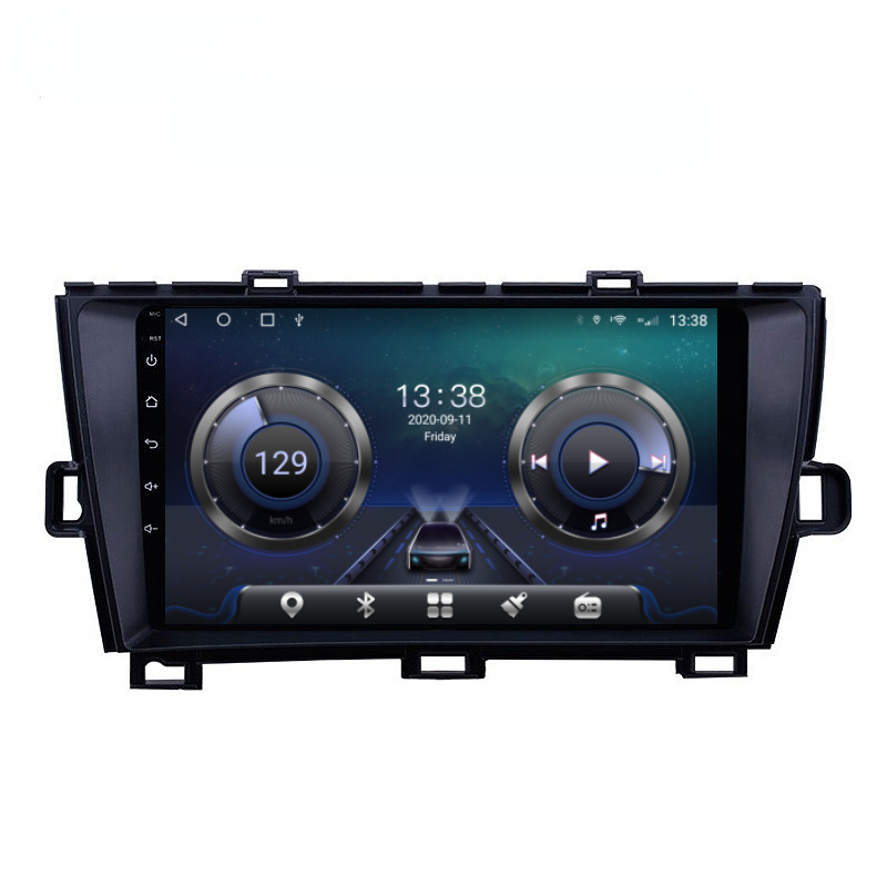 In Stock 9" Car Radio for Toyota Prius 2010 Right-hand Drive CarPlay Android Auto GPS WiFi FM RDS Android 14 Auto Parts