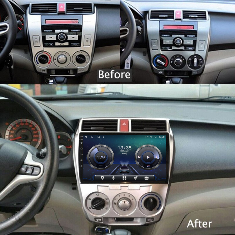 10.1 Inch Android 14.0 Car Radio for Honda City 2008-2014 Navigation System Support Carplay Digital TV DVR Rearview Camera