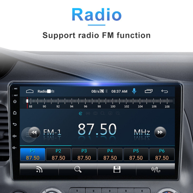 In Stock 9" Car Radio for Toyota Prius 2010 Right-hand Drive CarPlay Android Auto GPS WiFi FM RDS Android 14 Auto Parts