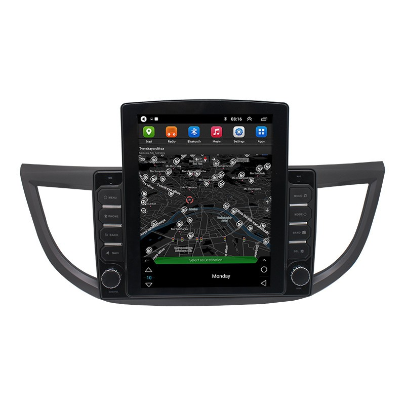 Tesla Style Autoradio GPS Navigation Carplay Stereo Multimedia Car Radio Player Android 9.7 Inch Touch Screen for Honda CRV 2012-2016