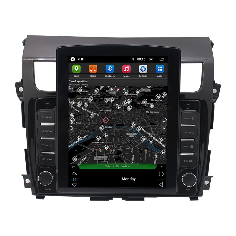 2 Din Vertical Tesla 9.7'' Android Touch Screen Autoradio GPS Navigation Carplay Stereo Multimedia Car Radio Player for Nissan Teana 2013-2017
