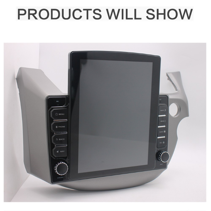 9.7 Inch Android Touch Screen Carplay Auto Multimedia Player Car GPS Navi Stereo for Honda Fit 2008 RHD With WIFI USB AUX