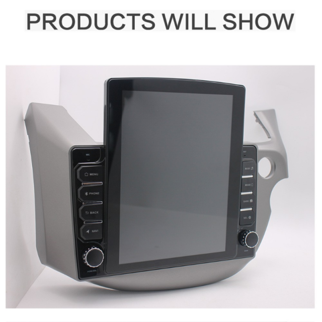 9.7 Inch Android Touch Screen Carplay Auto Multimedia Player Car GPS Navi Stereo for Honda Fit 2008 RHD With WIFI USB AUX