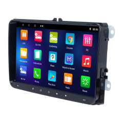 KunLin 2 Din 9 Inch Universal Android Radio for VW Seat Golf Passat Jetta Beetle Tiguan Carplay Stereo with GPS Functions