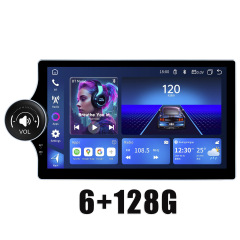 KunLin 10.1 Inch 2+32G Single Knob Button Android Screen Universal Head Unit Car Multimedia Radio Player for All Car Model