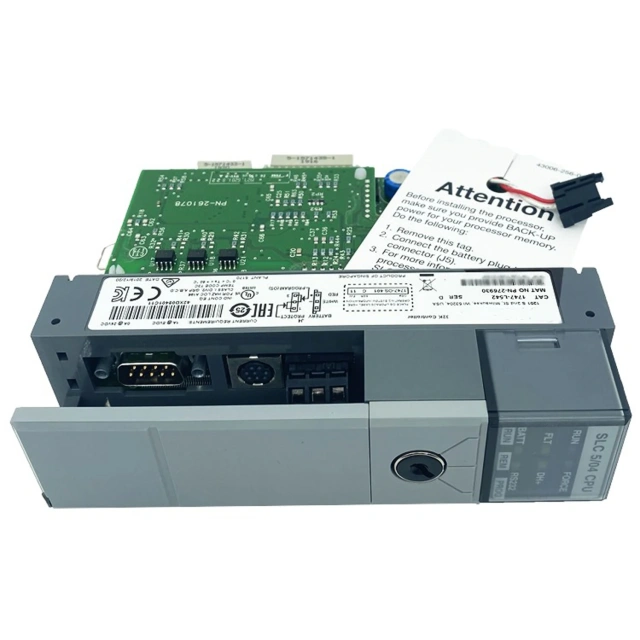 Allen Bradley 1747-L542 SLC 5/04 CPU Controller 32K DH+ & RS-232 Ports