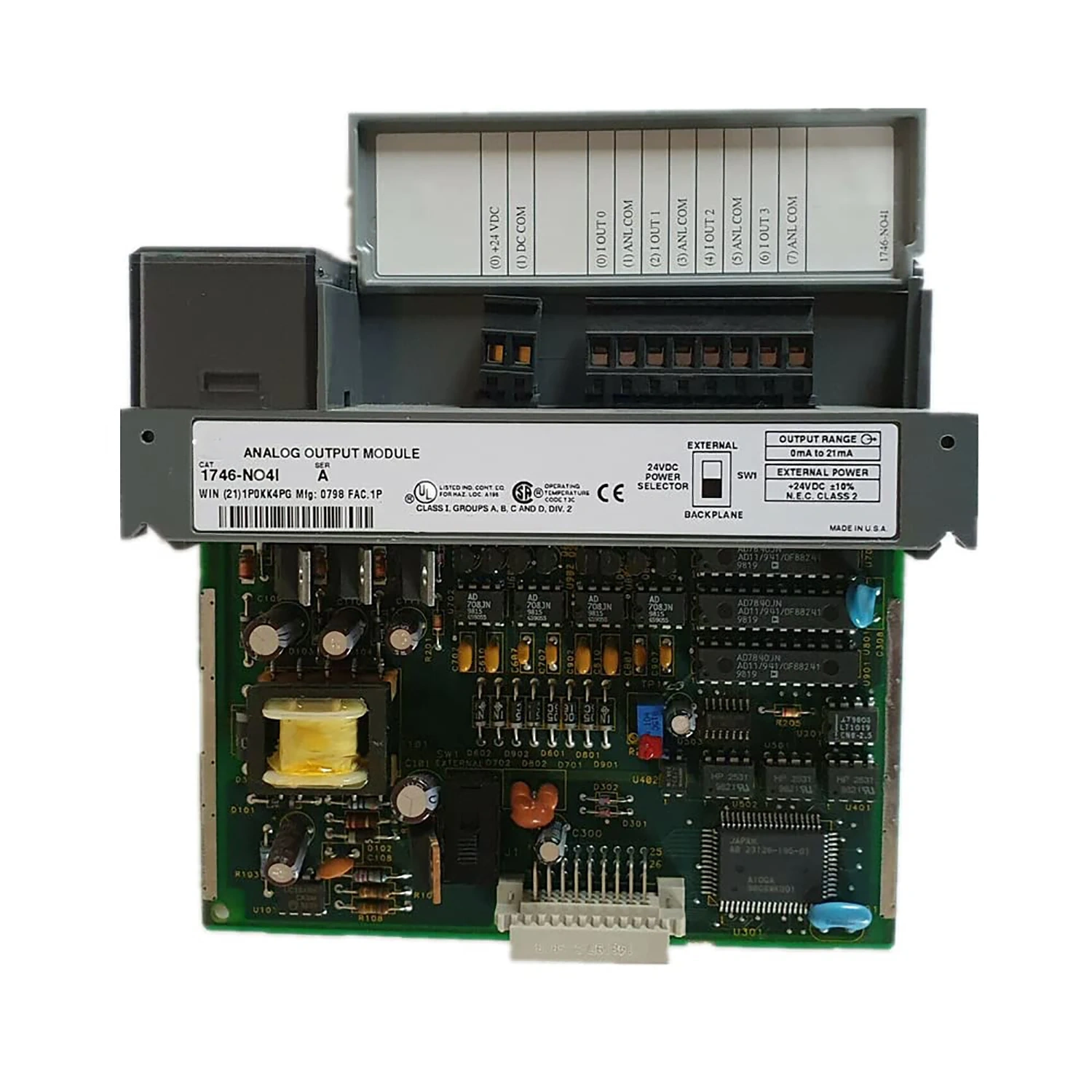 Factory Sealed 1746 NO4I Original Plc Programming Controller Input Module 1746-NO4I
