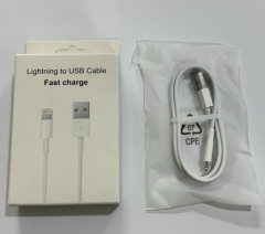 For iPhone USB to Lightning Smart Chip Safe Fast Charging Cable 1 Meter