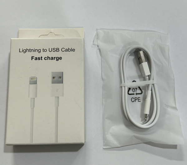 For iPhone USB to Lightning Smart Chip Safe Fast Charging Cable 1 Meter