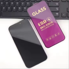 Static Electric Anti-static Tempered Glass Screen Protector Wholesale for iPhone