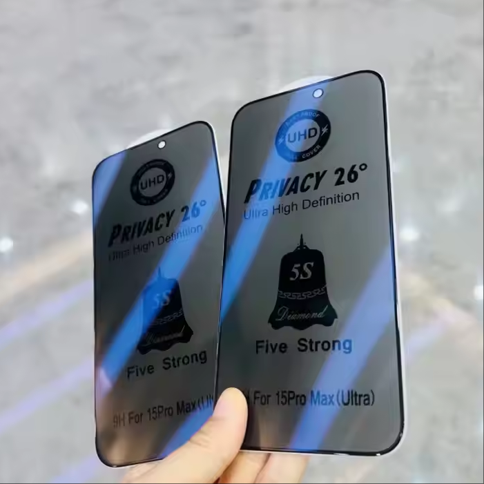 Wholesale Mobile Repair Spare Parts Accessory Supplier - Durable Waterproof Screen Protector Privacy Glass for iPhone