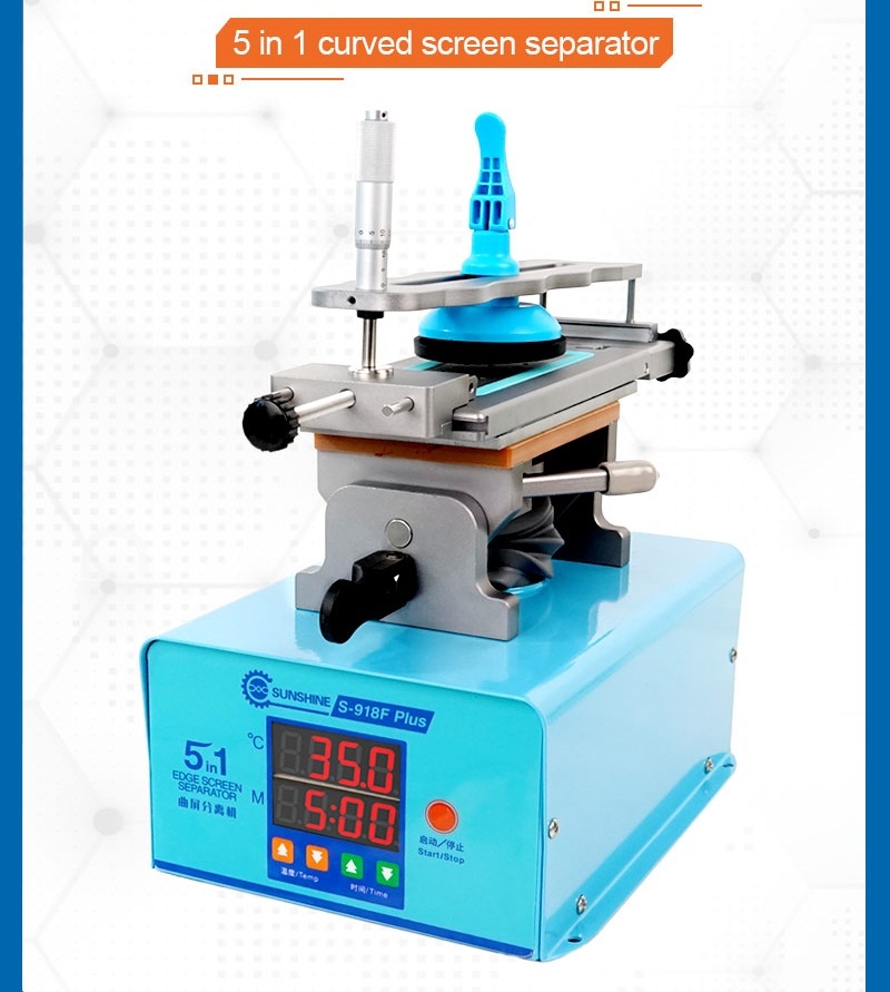 Wholesale Mobile Part Supplier - Sunshine 5 in 1 Edge Screen Separator S-918F Plus